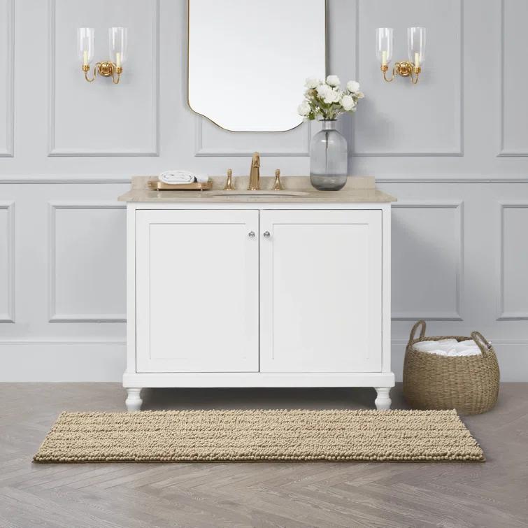 Laura Ashley Laura Ashley Astor Chenille Non-Slip Bath Mat