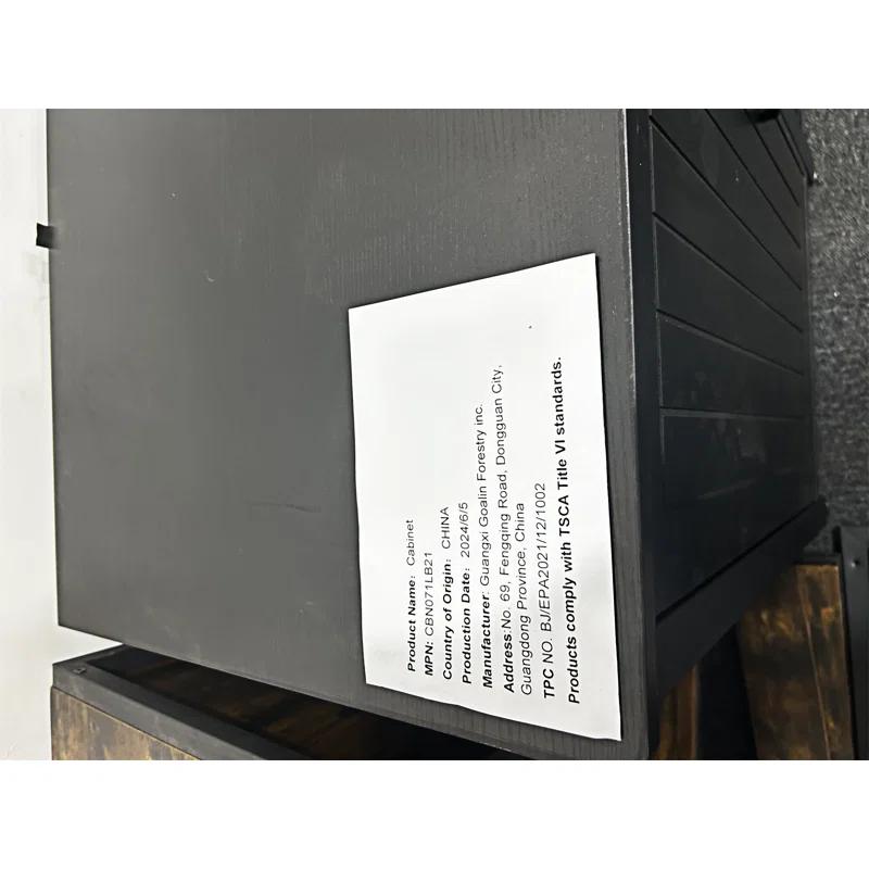 Gracie Oaks Heavy Duty 55-75 Gallon Aquarium Stand With Power Outlets