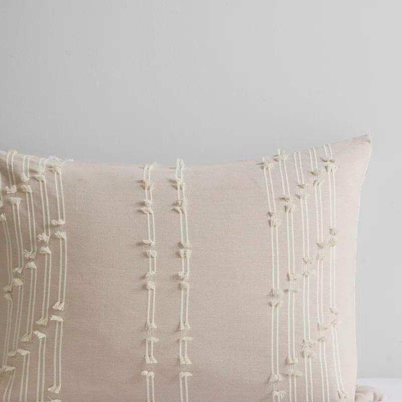 INK+IVY 3 Piece Cotton Jacquard Bedding Set