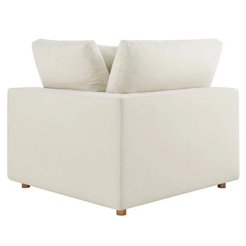 Modway Modway Commix Down-Filled Overstuffed Upholstered Sectional Sofa Set, 7 Piece w/Chase