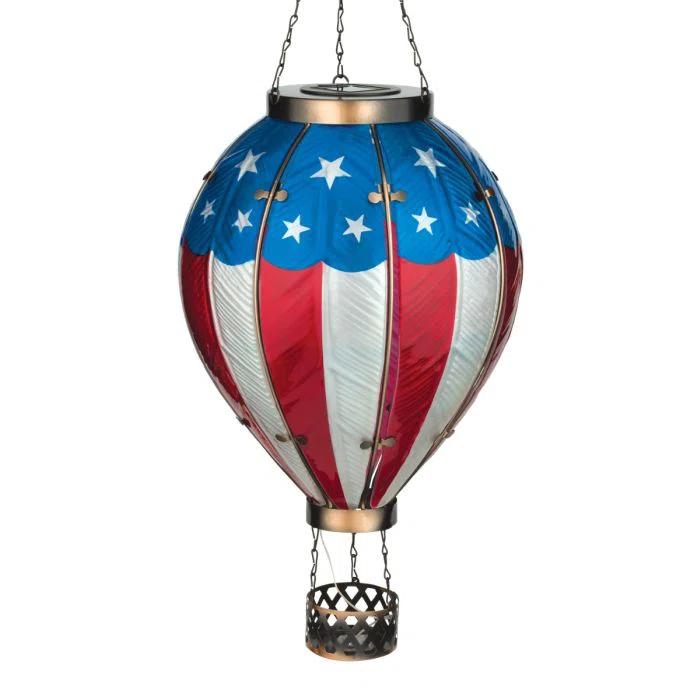 Regal Art & Gift Hot Air Balloon Solar Lantern XLG - Americana