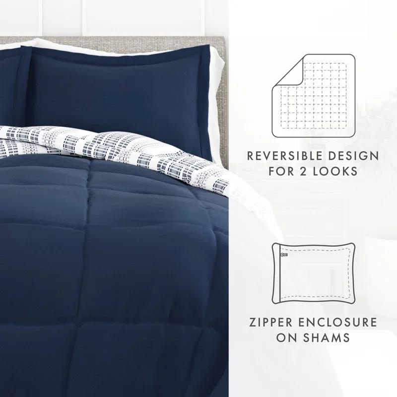 Becky Cameron Down Alternative Farmhouse Dreams Reversible Comforter Set