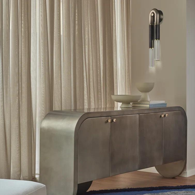 Fine Art Handcrafted Lighting Antonia Iron LED Flush Mounted Sconce