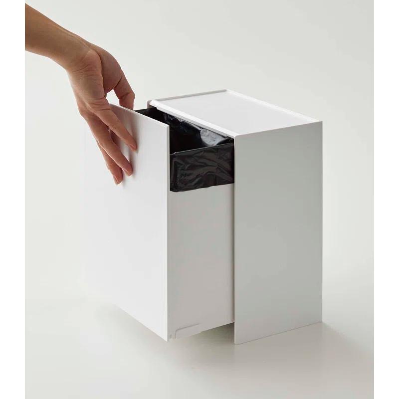 Yamazaki Home Tower Yamazaki Home Wall Mounted Storage Or Trash Bin, Small Wastebasket