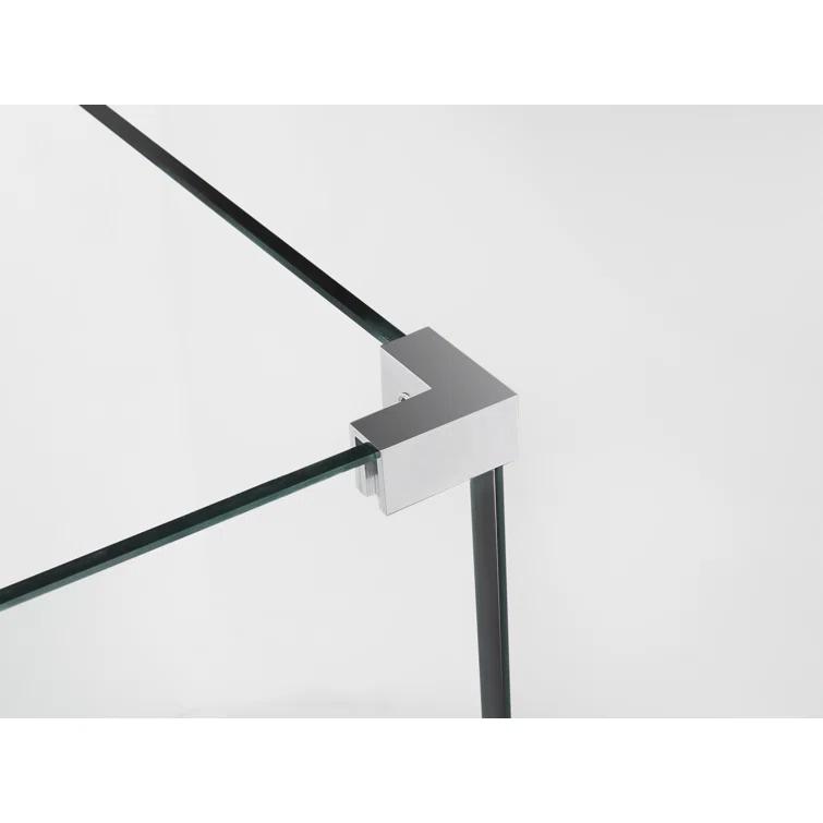 Aston Bromley 72" H Semi-Frameless Rectangle Reversible Shower Enclosure SEN967EZ-CH-552532-10