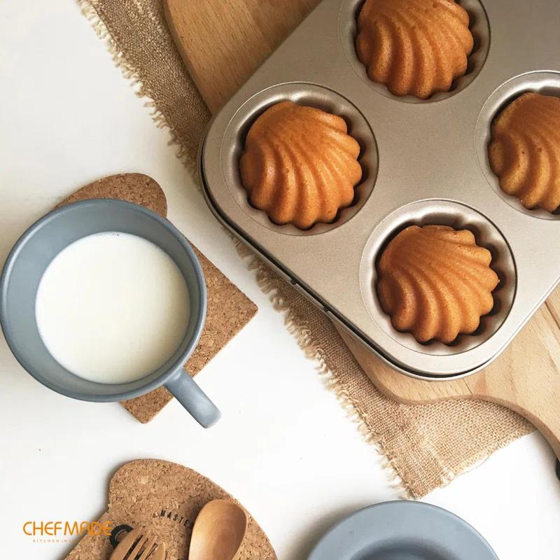 CHEFMADE CHEFMADE 6 Cavity Madeleine Mold Cake Pan