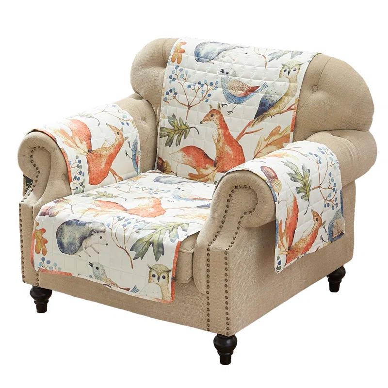 Barefoot Bungalow Elmina Willow Reversible Quilted Armchair Slipcover