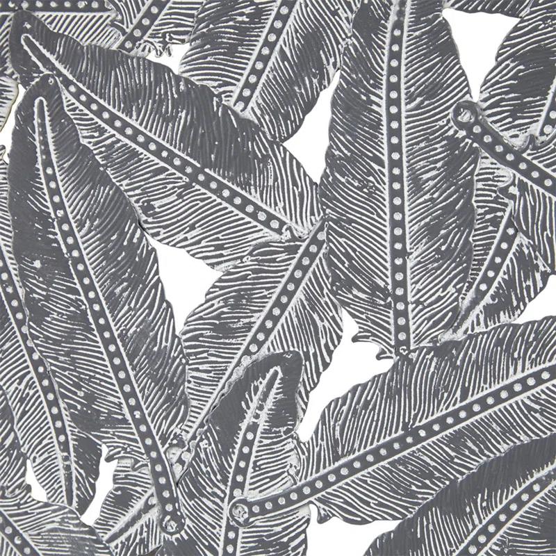 Dakota Fields Textured Feather 3-Piece Metal Disc Wall Decor Set