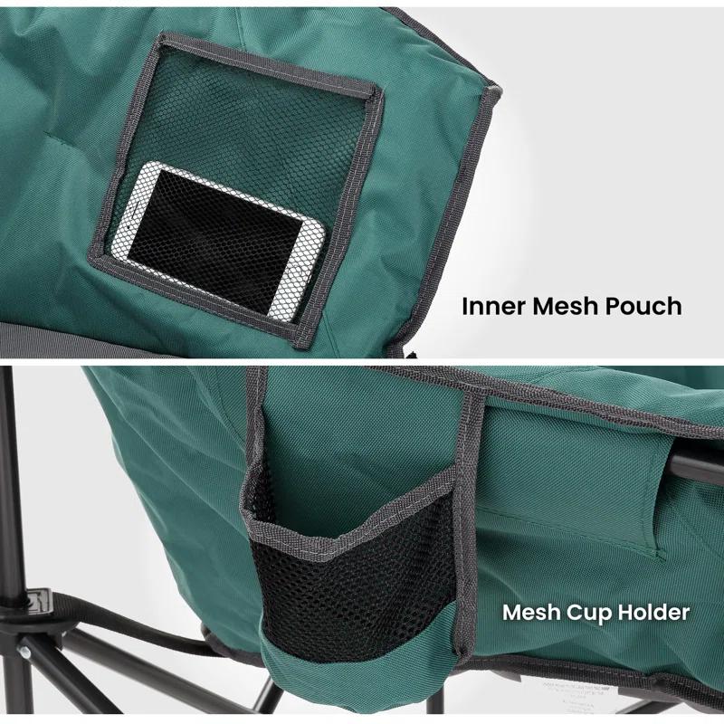 ARROWHEAD Outdoor Folding Camping Chair with Cushions