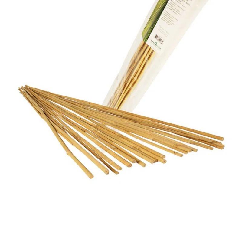 Arlmont & Co. Senetra Bamboo Plants & Flowers Garden Stake (Set of 25)