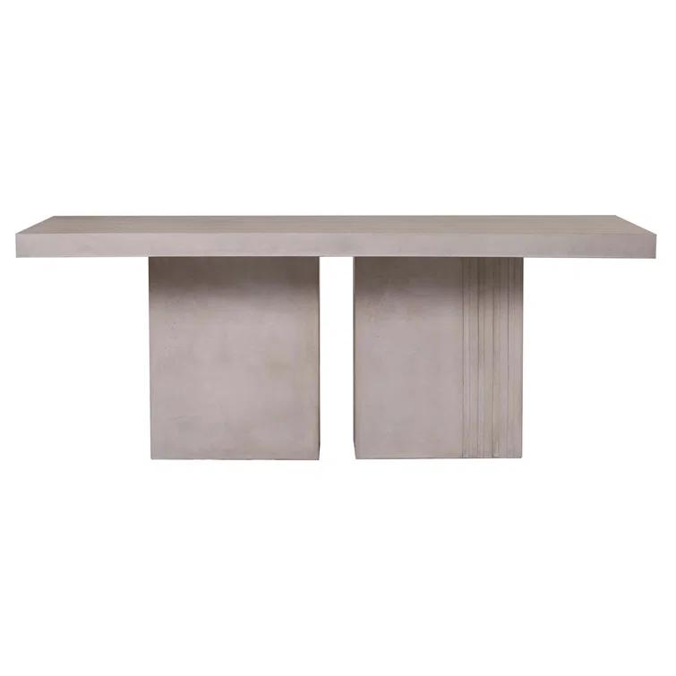 Seasonal Living Perpetual Square Concrete Outdoor Dining Table