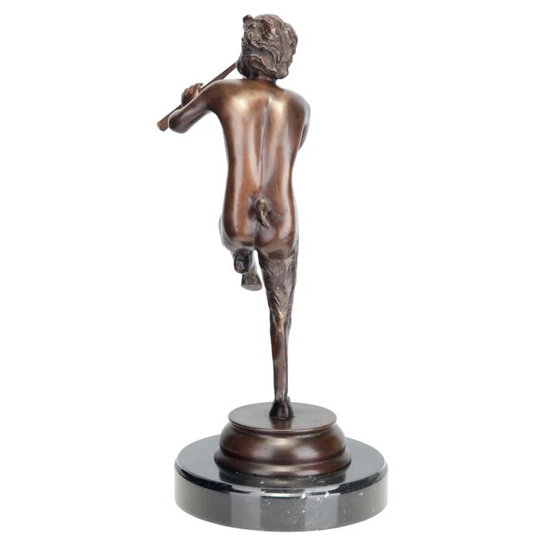 Design Toscano Pan, Greek God of the Forest Bronze Statue