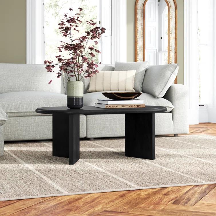 Joss & Main Brix Solid Wood Coffee Table