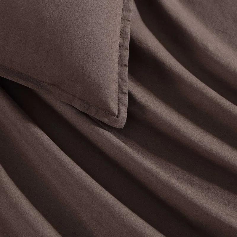 Calvin Klein Calvin Klein Washed Percale Cotton Solid Comforter Set