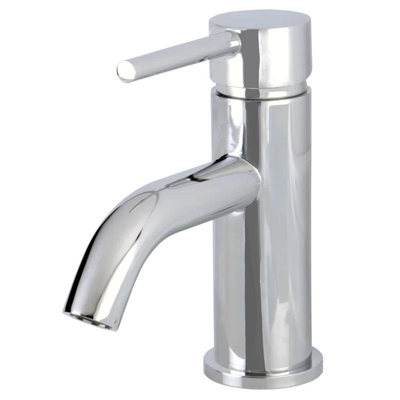 Kingston Brass Concord Single-Handle 1-Hole Deck Mount Bathroom Faucet with Push Pop-Up