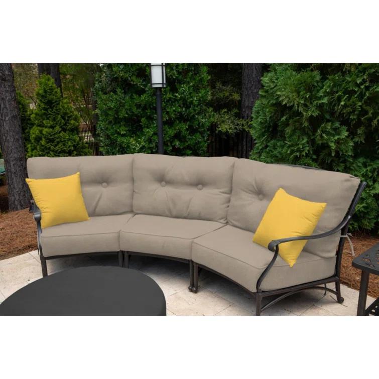 Casual Cushion Solid Sunbrella® Fabric 1-Piece Indoor/Outdoor Square Throw Pillow, 15"W x 15"L