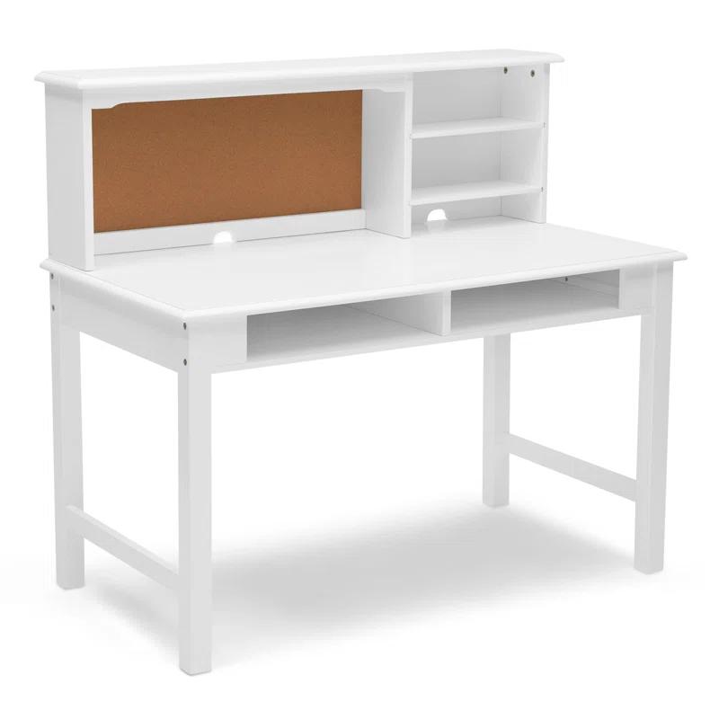 Delta Children Kids 44" W Writing Desk with Hutch And Chair Set