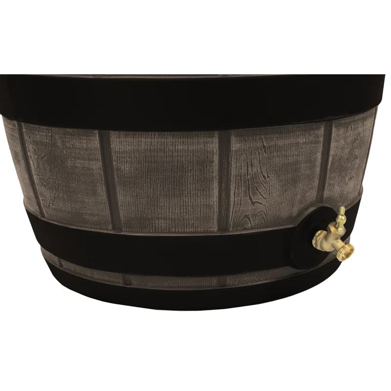 Good Ideas Good Ideas Rain Wizard Whiskey Style Rain Barrel with Overflow and Spigot