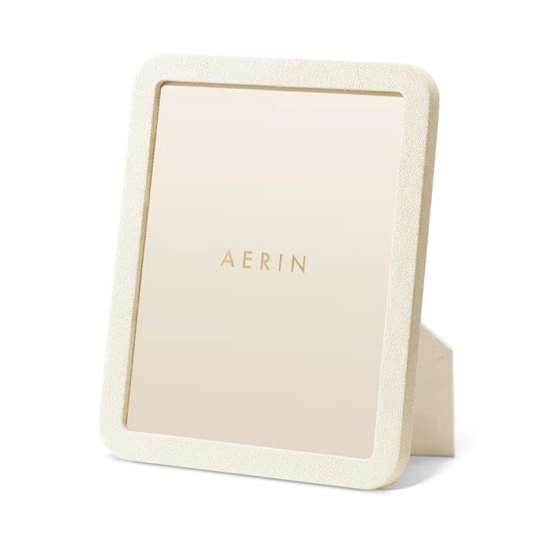 AERIN Shagreen Leather Picture Frame