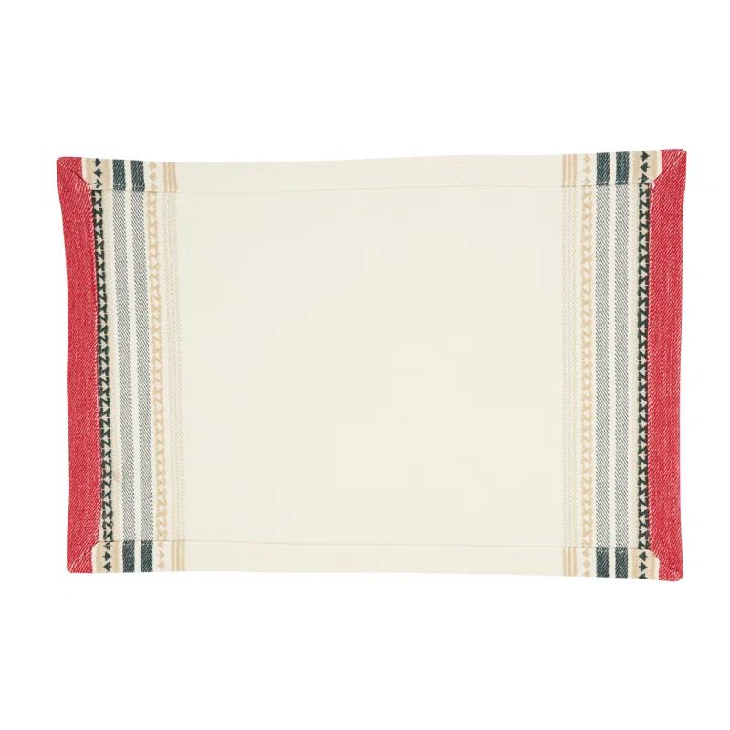 Saro Merry Pines Dobby Placemat (Set of 4)