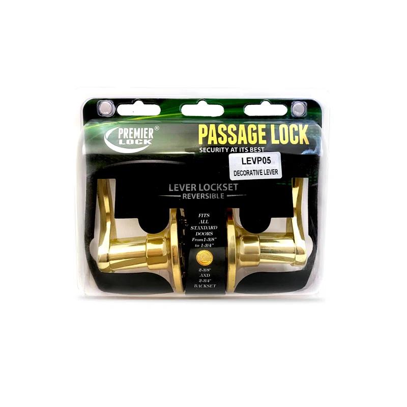 Premier Lock Passage Door Lever, Decorative