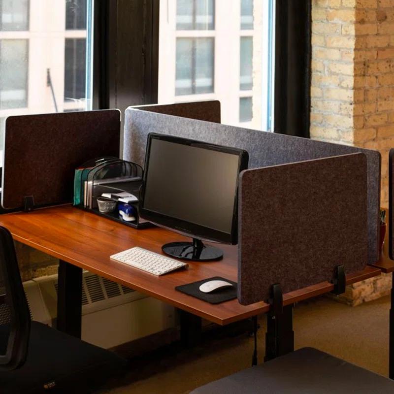 Stand Up Desk Store Fabric 1 Panel Desk Partition