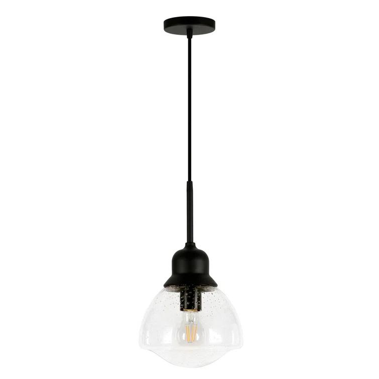 Katarina Single Light Glass Dimmable Pendant