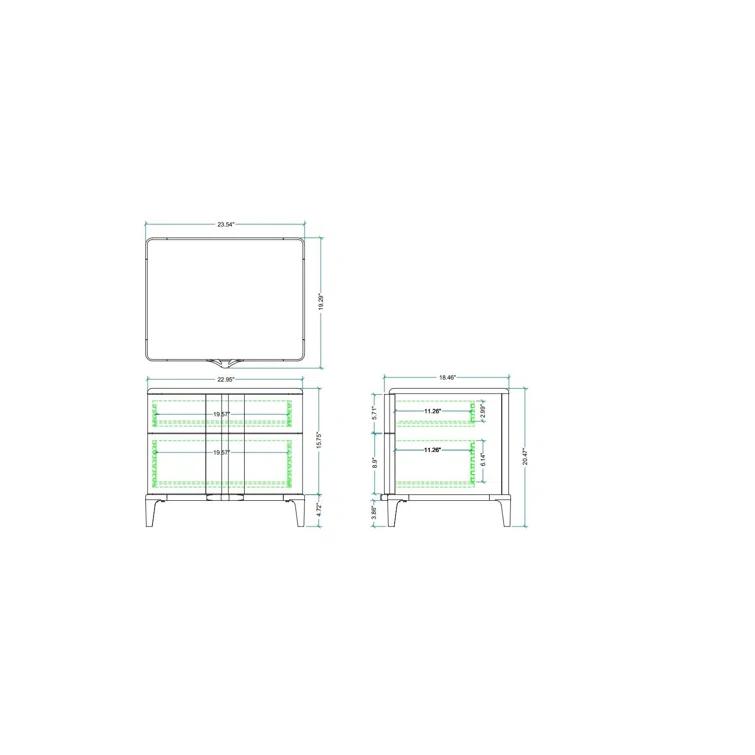 Towne Modern Nightstand
