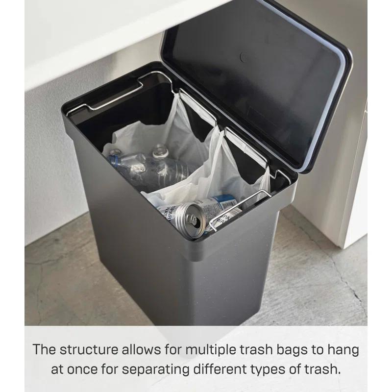 Yamazaki Home Tower 6.6 Manual Lift Trash Can