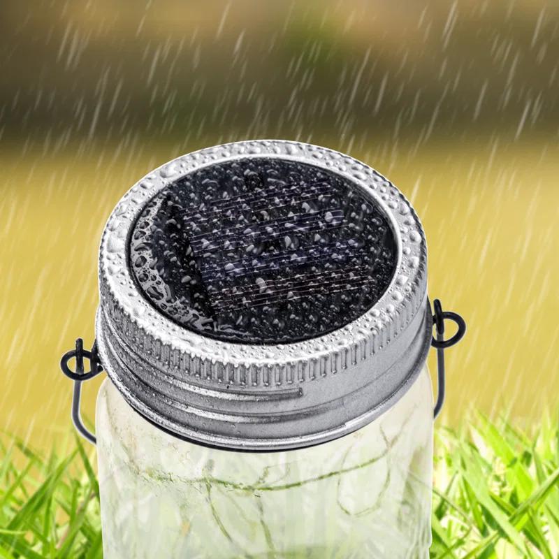 5.3'' Solar Powered Integrated LED Outdoor Lantern (Set of 6)