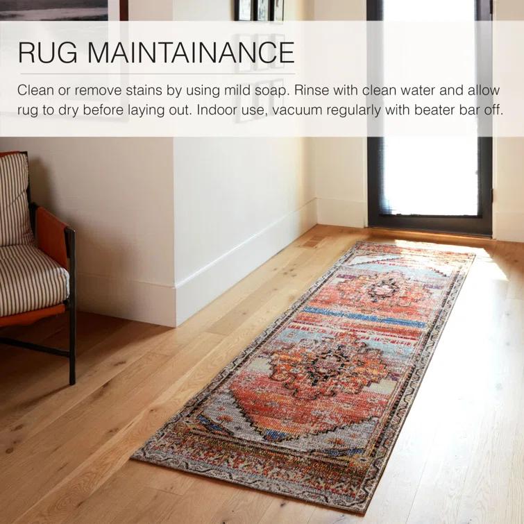 Steelside™ Haden Indoor/Outdoor Soft Power-Loomed Oriental Area Rug by Jaipur Living