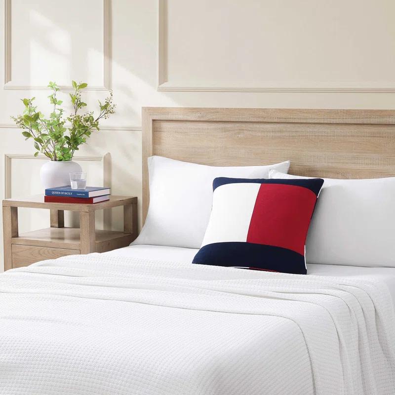 Tommy Hilfiger Flag Navy Throw Pillow | Wayfair