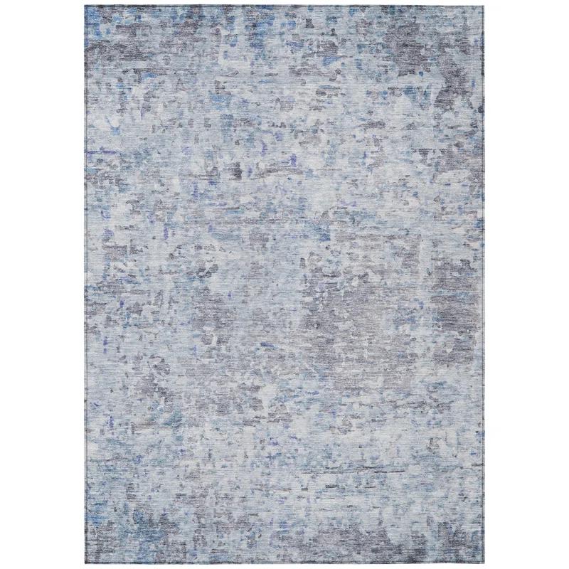 Machine Washable Indoor/Outdoor Cicel ACN1128 Sky Rug