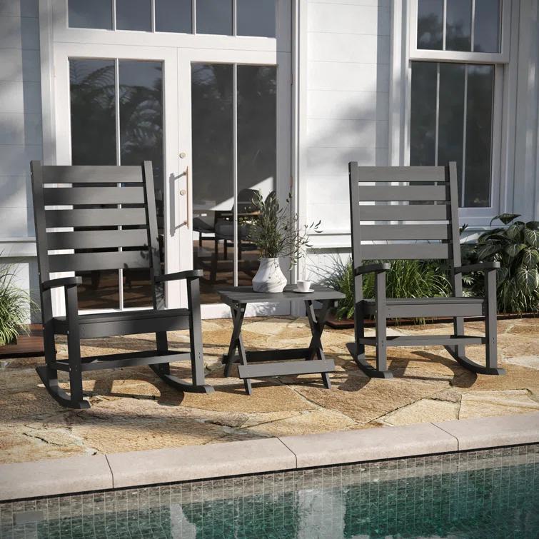 Taylor & Logan Collis Rectangular Outdoor Folding Side Table