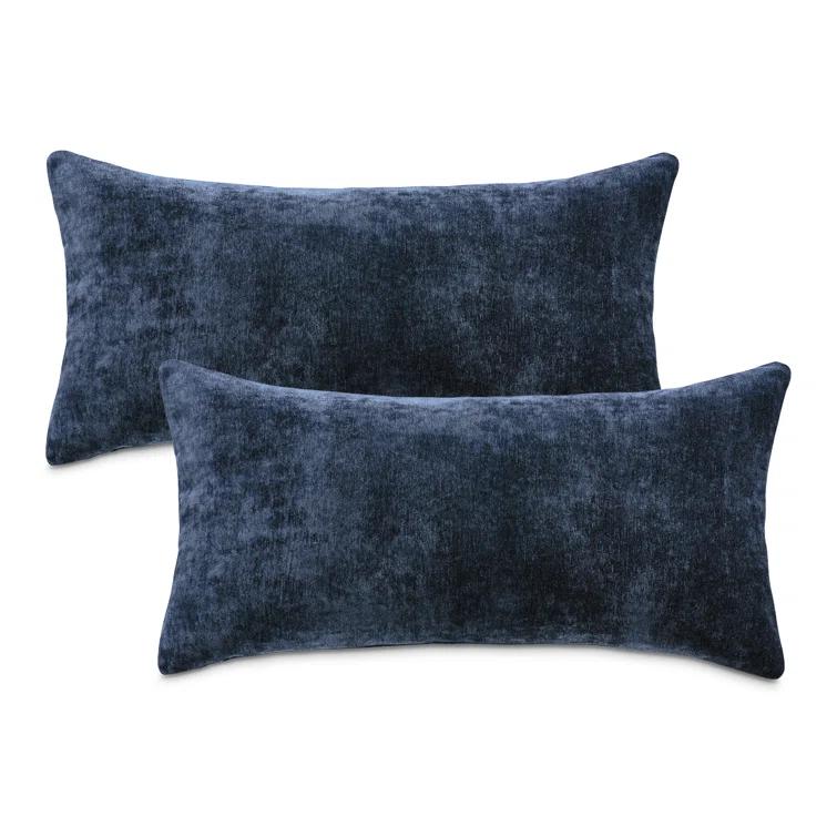 Michael Amini The Smith Feather Reversible Throw Pillow (Set of 2)