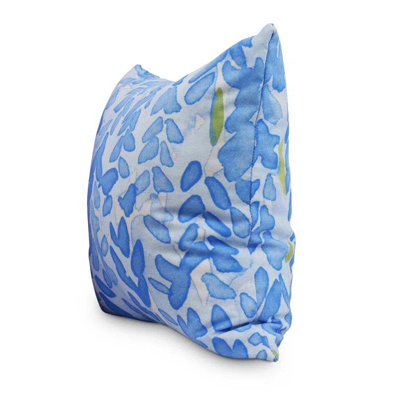 e by design Flower Bell Floral Reversible Throw Pillow
