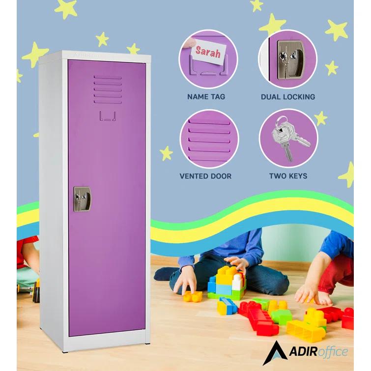 AdirOffice Steel 1-Tier School and Home Storage Locker