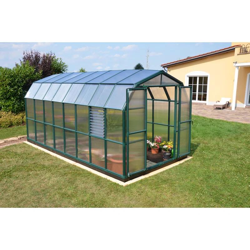 Canopia Palram - Canopia Prestige 2 Twin Wall 8' W Greenhouse with Starter Kit