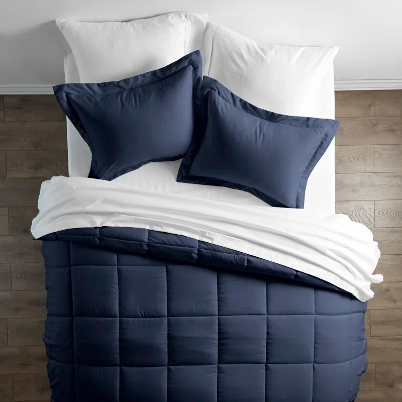 IEnjoy Home Simply Soft 8 Piece Microfiber Complete Bedding Set
