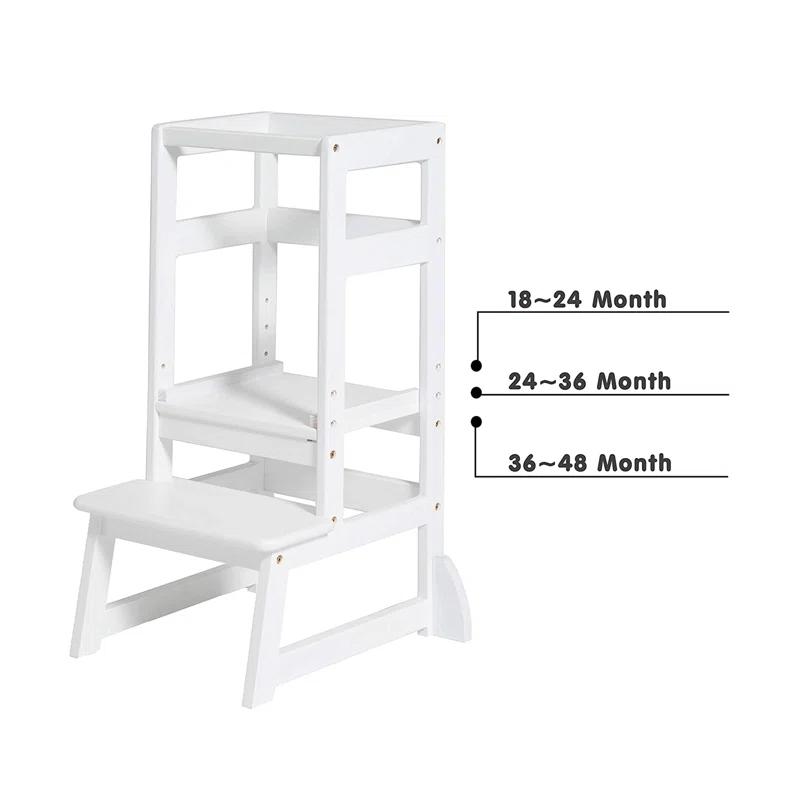 SDADI White 2 - Step Stool