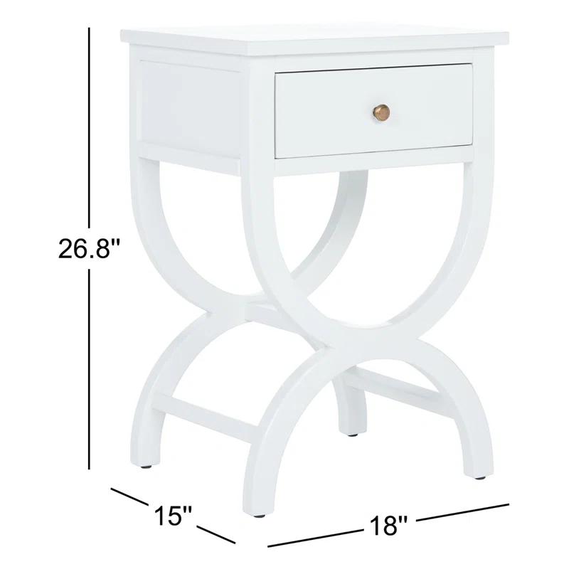 Floris End Table With Storage