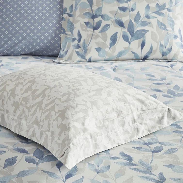 Madison Park Essentials Sofia Microfiber Reversible Comforter Set with Bed Sheets