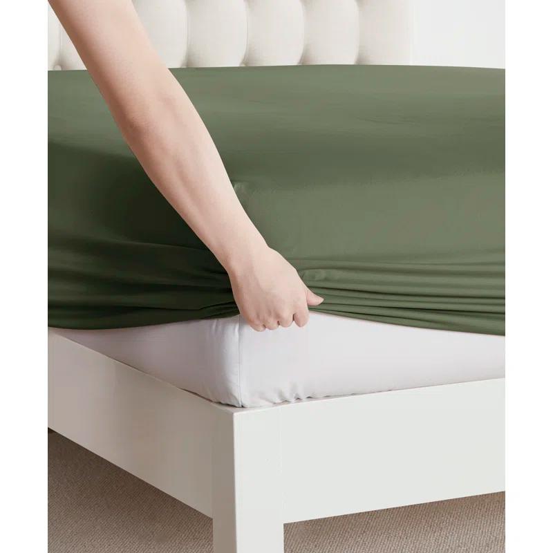 Nestl Double Brushed Hotel Luxury Sheet Set with Extra Soft Sheets & Pillowcases