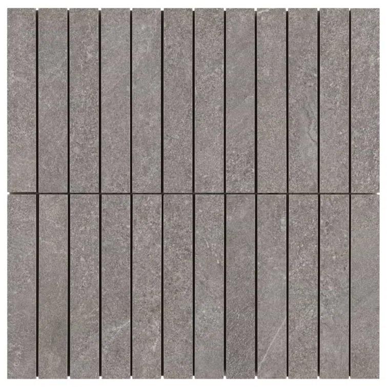 Monolith 11.81 In. X 11.81 In. Stacked Matte Porcelain Mosaic Floor And Wall Tile (0.96 Sq. Ft. / Each)