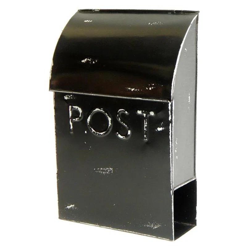Milano Pointed Post Wall Mounted Mailbox