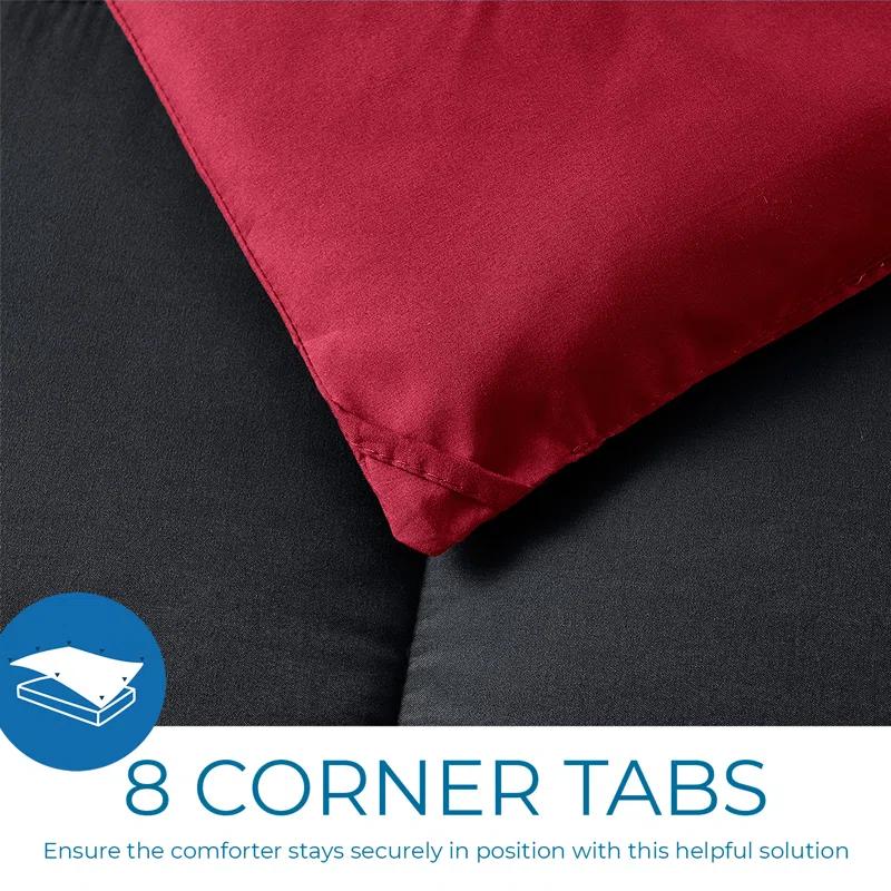 Nestl Nestl All Season Solid Lightweight Down Alternative Reversible Comforter