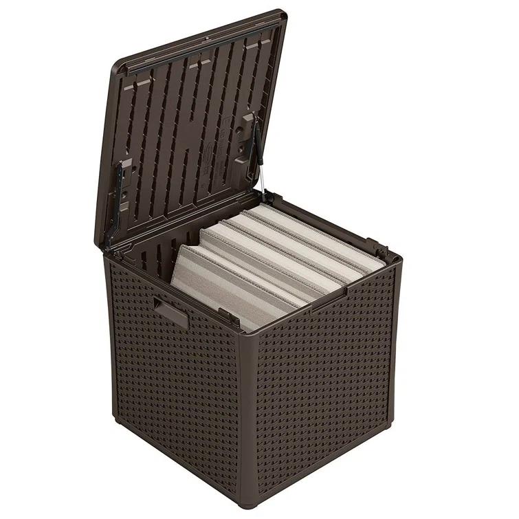 Suncast Suncast 26.75'' W 60 Gallons Water Resistant Resin Lockable Deck Box