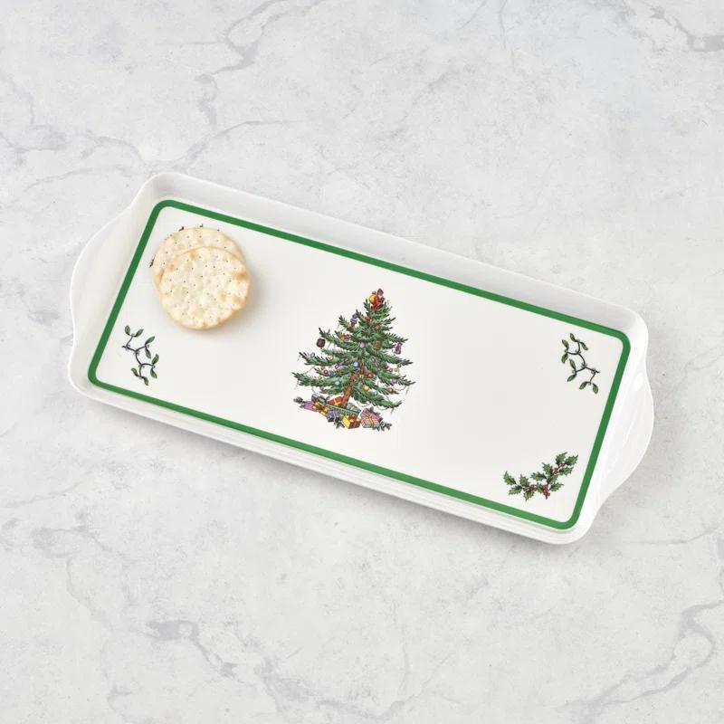 Pimpernel Christmas Tree Melamine Sandwich Tray