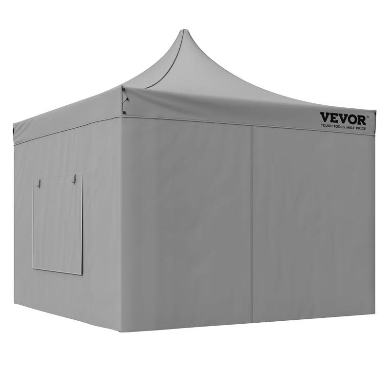 Stellweilan Tessberg 10x10 FT Pop up Canopy with Removable Sidewalls, Instant Canopies