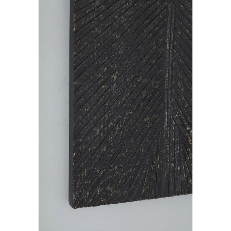 Millwood Pines Aseeb Abstract Wall Decor on Solid Wood